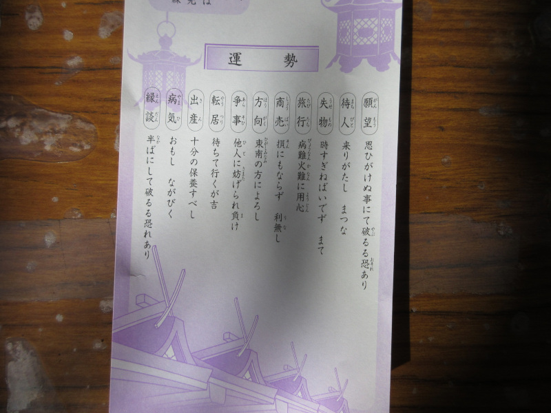 春日大社・おみくじ 春日大社・おみくじ